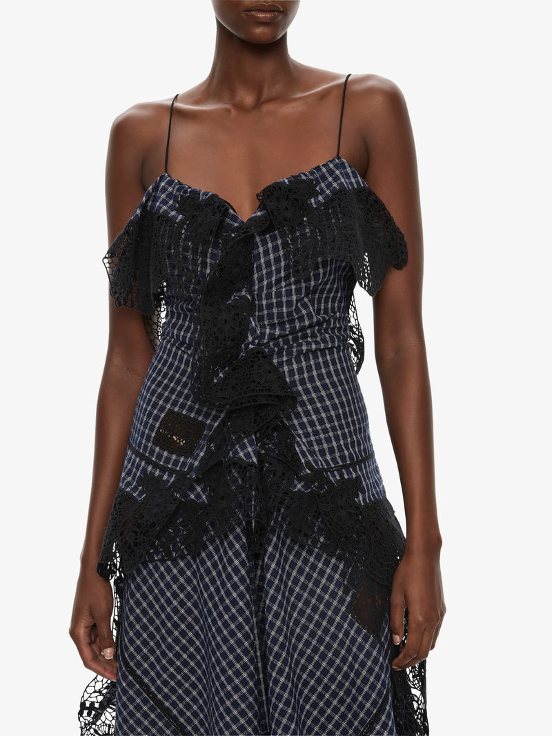 Embroidered Handkerchief Envelope Cami Dress - Image 3