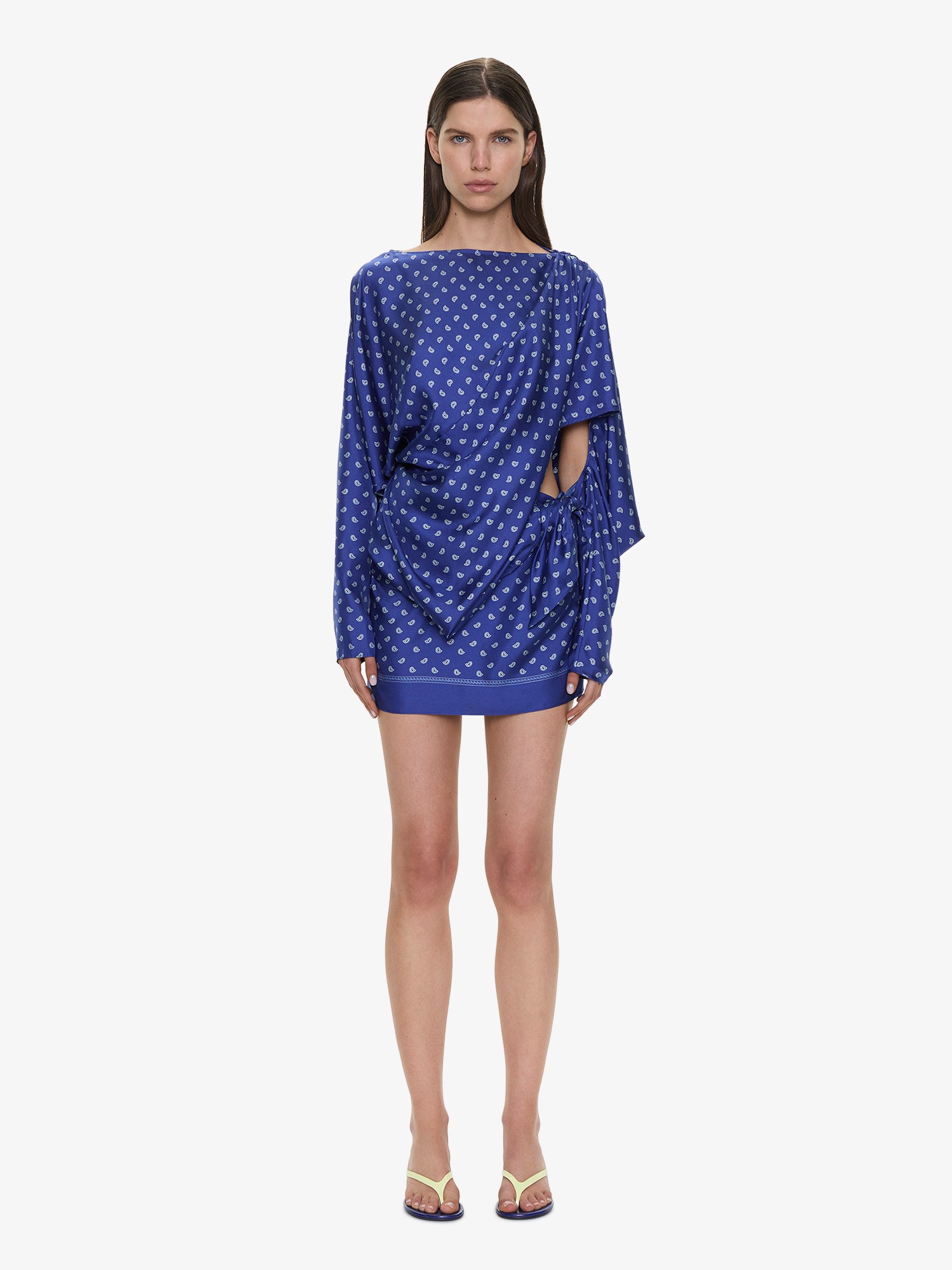 Bandana Pareo Cutaway Dress