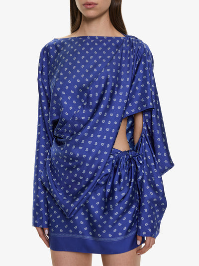 Bandana Pareo Cutaway Dress