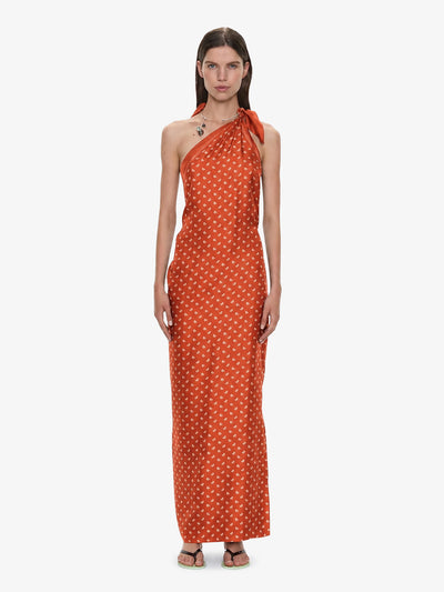 Bandana Scarf Tie Dress