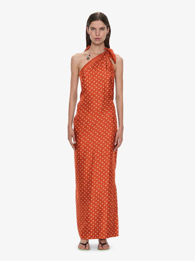 Bandana Scarf Tie Dress