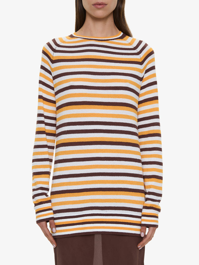 Stripe Knit Monument Dress