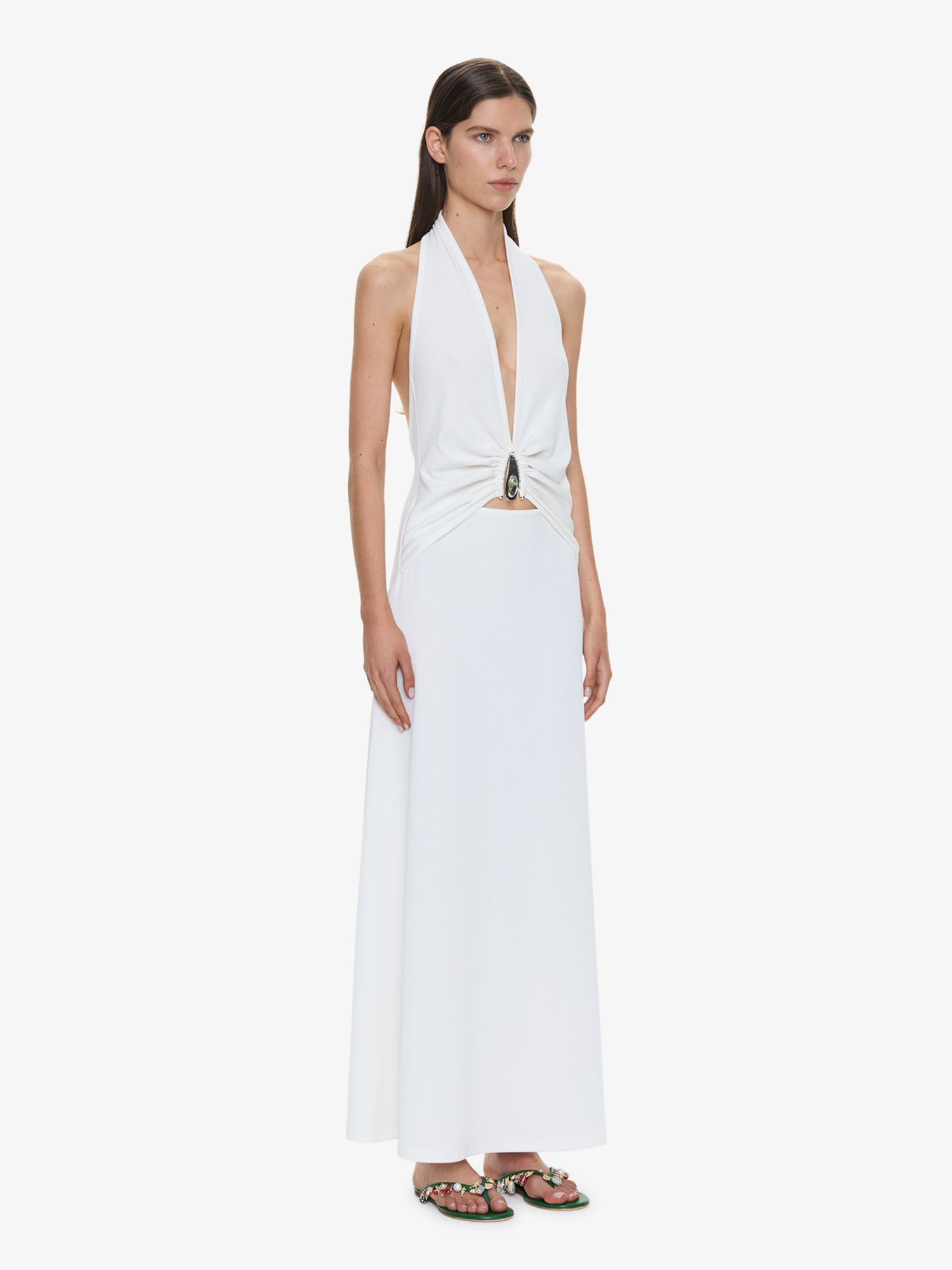Crystal Pendant Tank Dress