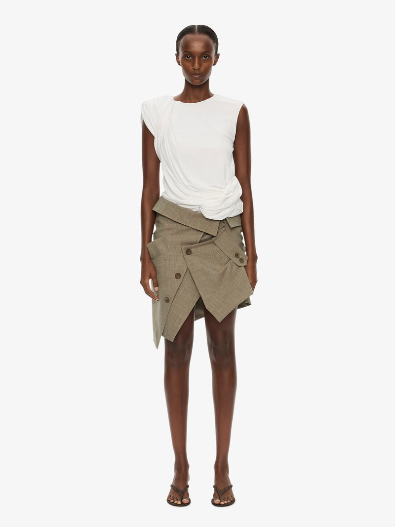 Banyan Deconstructed Trench Skirt - Image 1