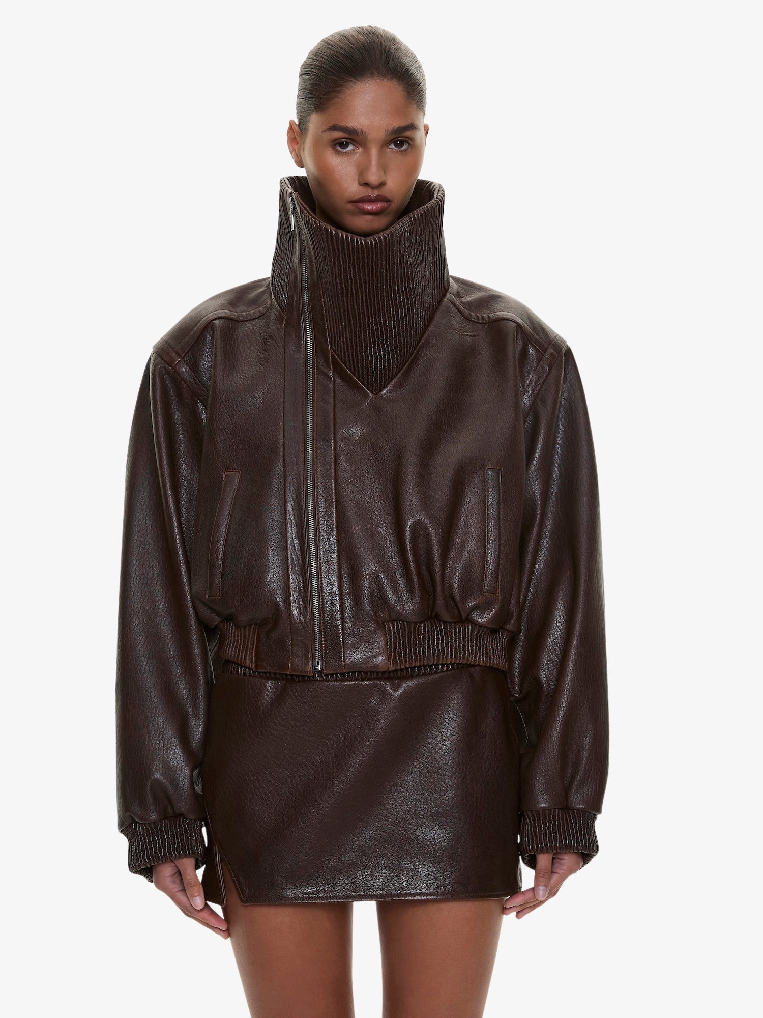 Alfie Leather Mini Skirt