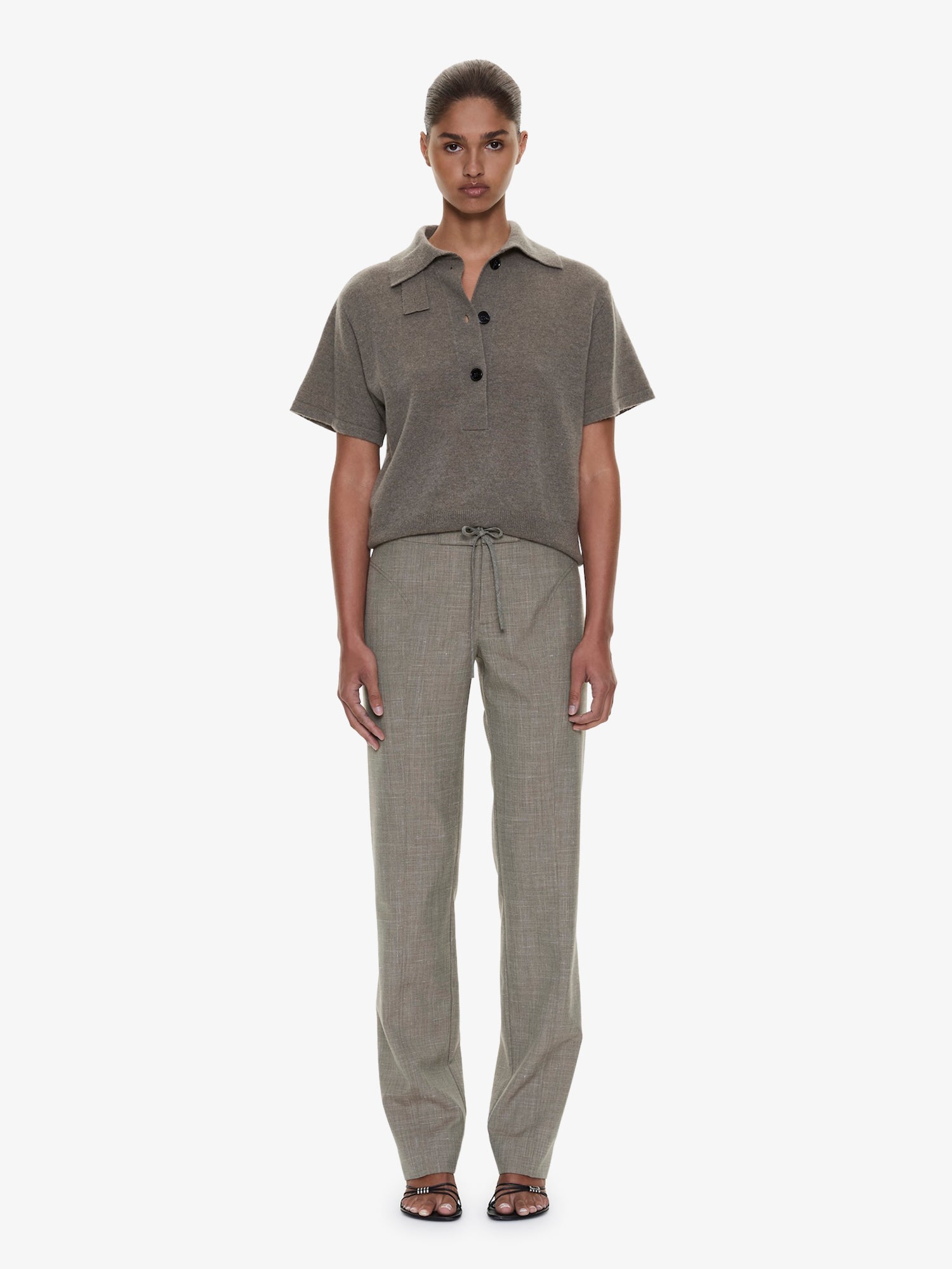 Cashmere Knit Polo