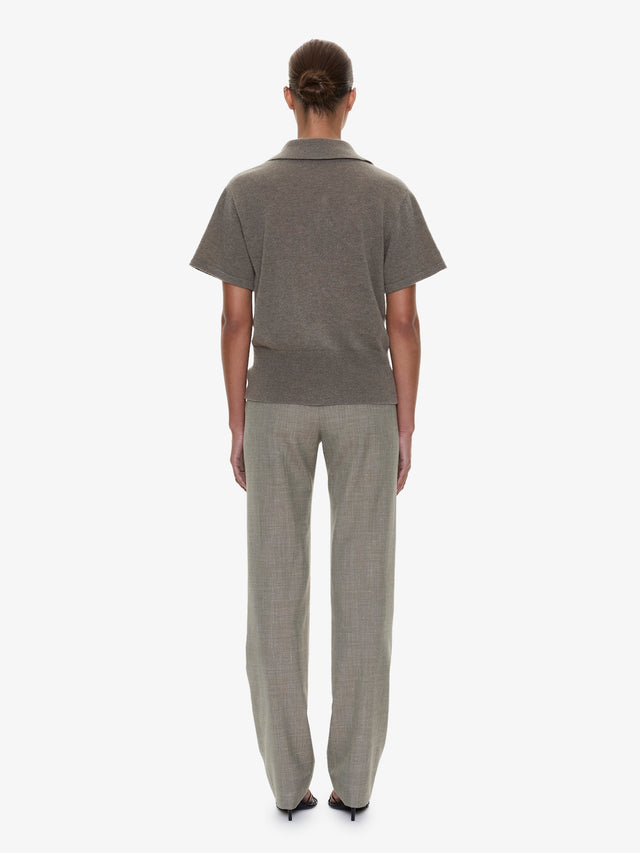 Cashmere Knit Polo