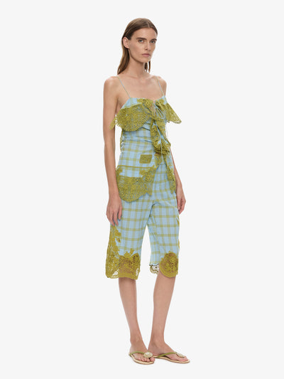 Maya Embroidered Handkerchief Shorts