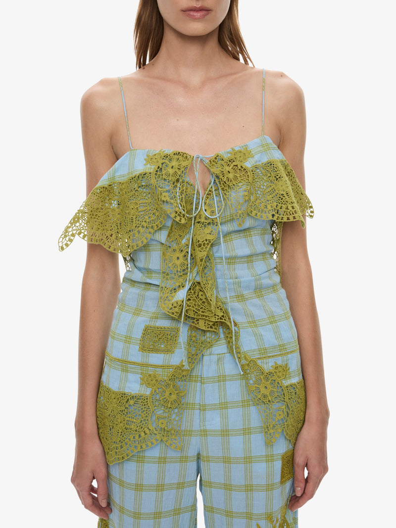 Maya Embroidered Handkerchief Shorts - Image 3