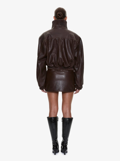 Lunnet Leather Bomber