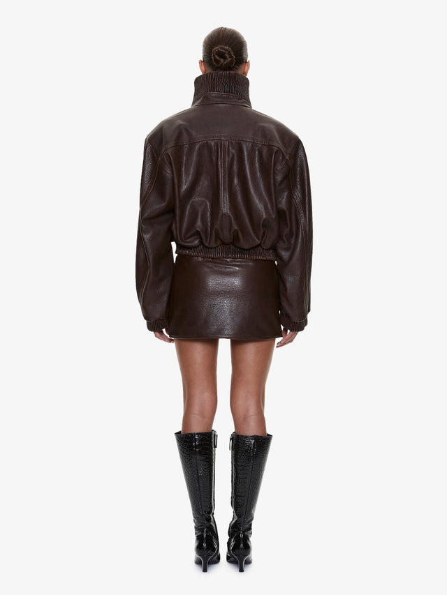 Lunnet Leather Bomber