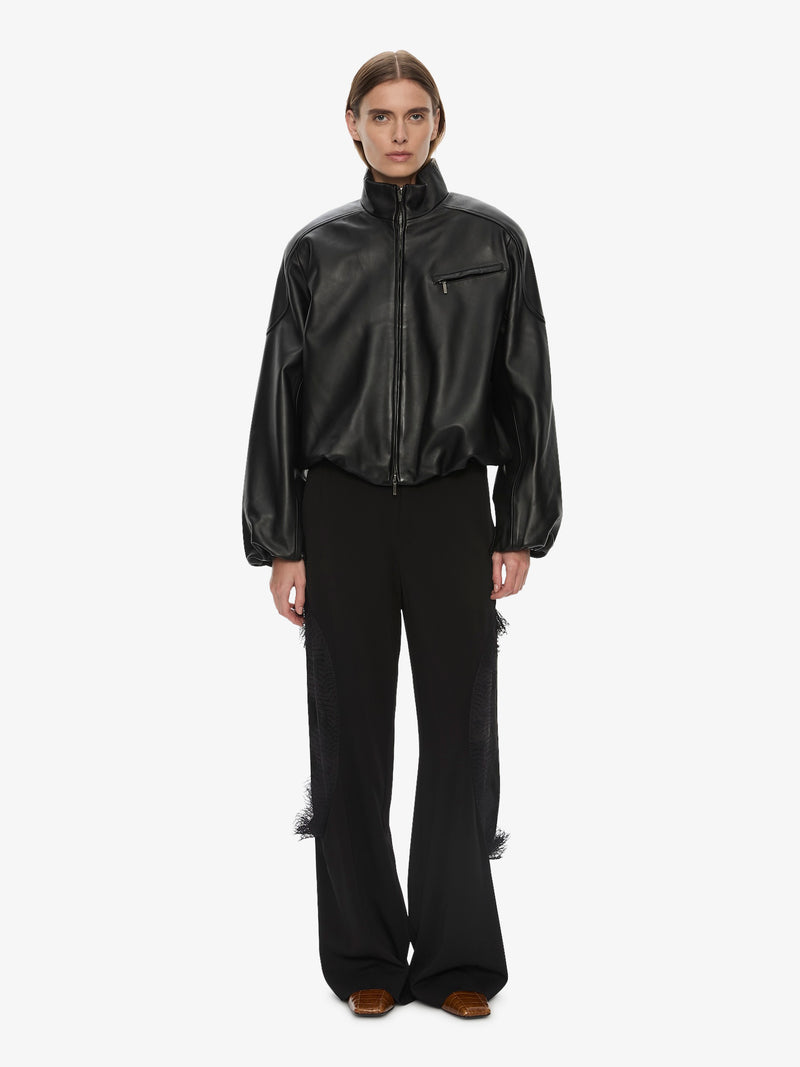 Dannie Leather Bomber - Image 2