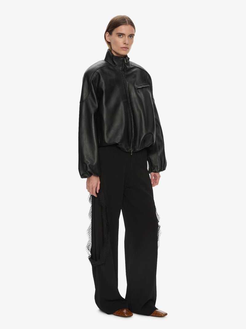 Dannie Leather Bomber - Image 3