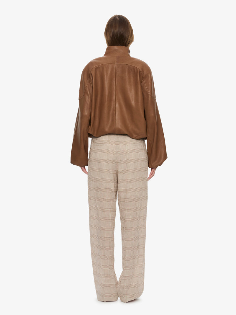 Dannie Leather Bomber - Image 5