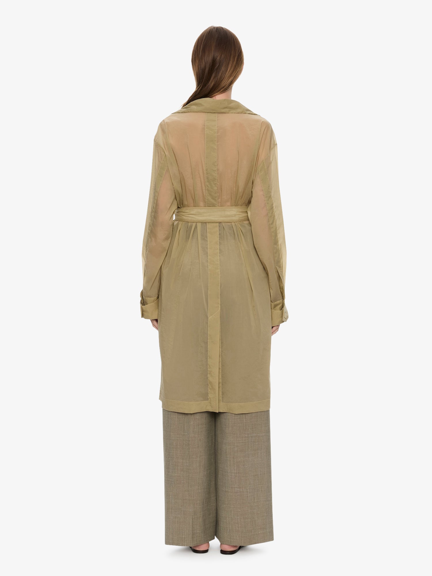 Lucent Mottled Sheer Chore Jacket