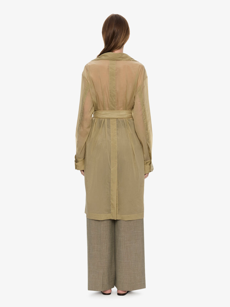 Lucent Mottled Sheer Chore Jacket - Image 4