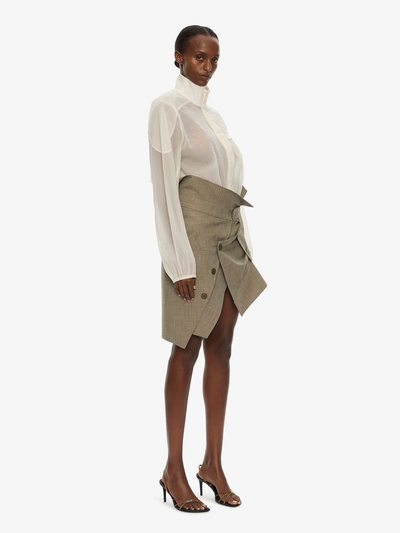 Dannie Lucent Mottled Sheer Bomber - Image 3