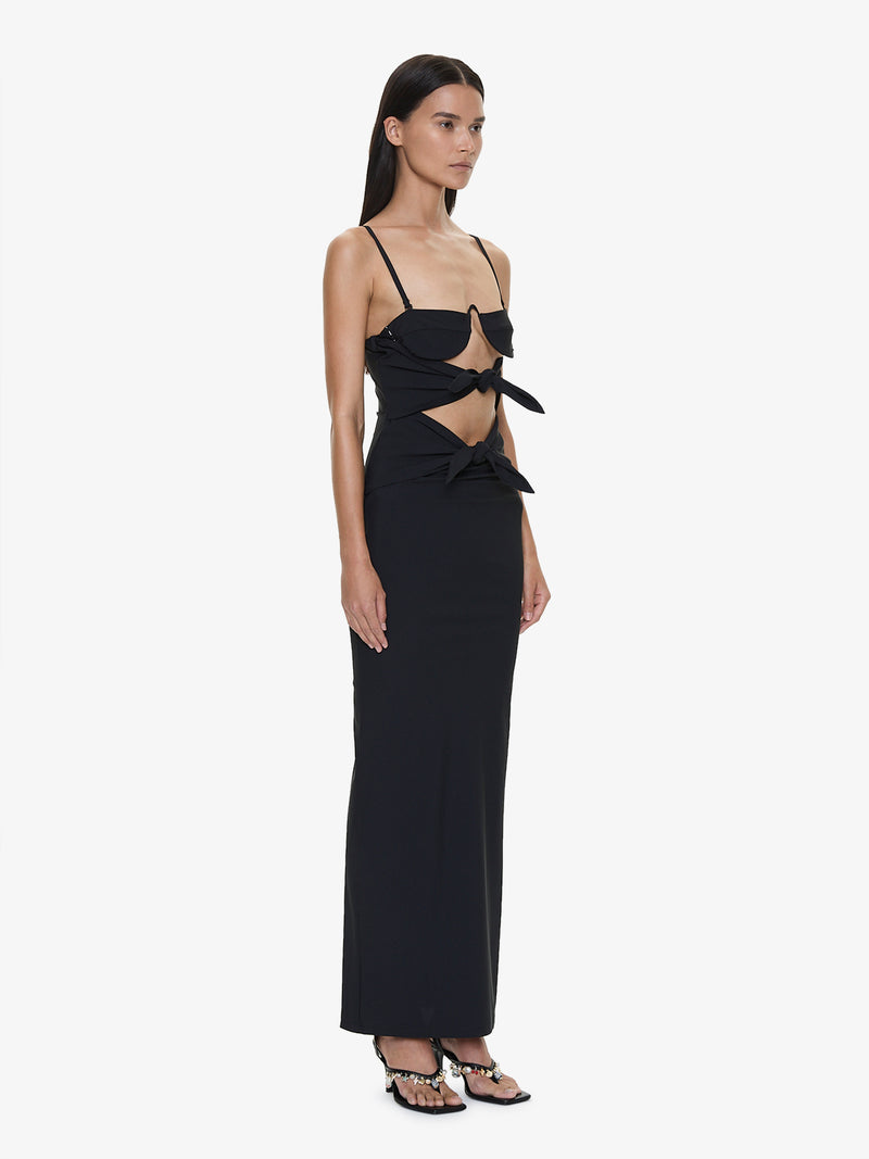 Porto Tie Lycra Dress - Image 2