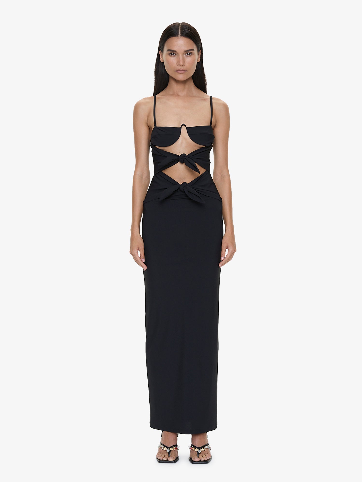 Porto Tie Lycra Dress