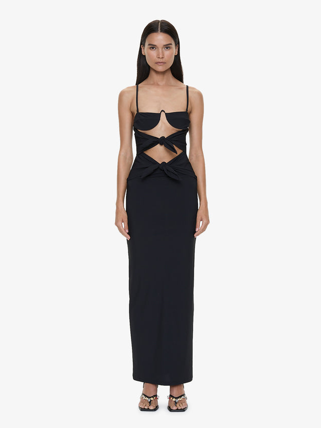 Porto Tie Lycra Dress