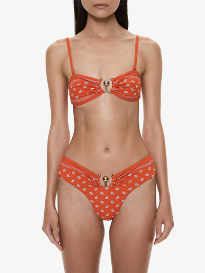 Bandana Ruched Orbit Bandeau