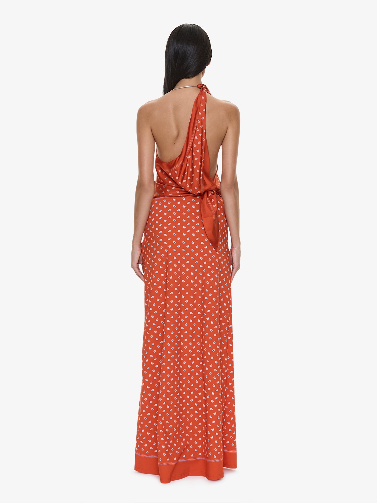 Bandana Ruched Orbit Skirt