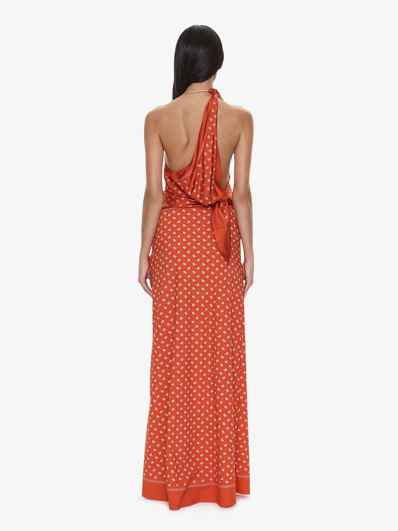 Bandana Ruched Orbit Skirt - Image 4