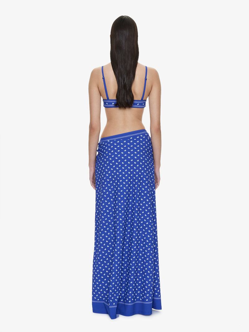 Bandana Ruched Orbit Skirt - Image 3