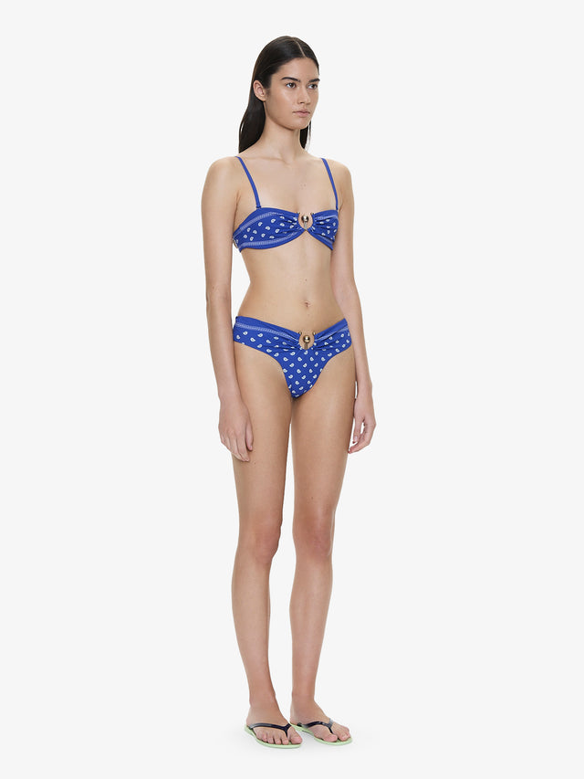 Bandana Ruched Orbit Bandeau