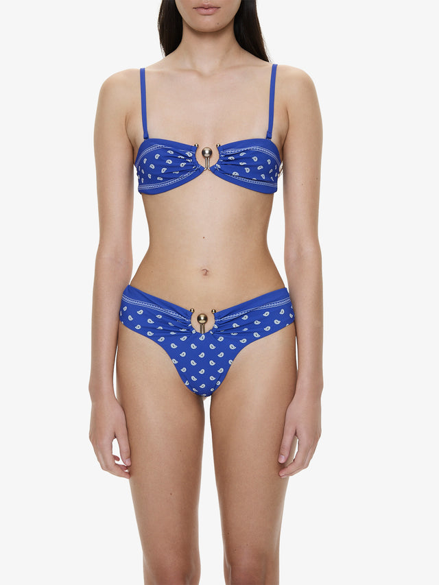 Bandana Ruched Orbit Bandeau