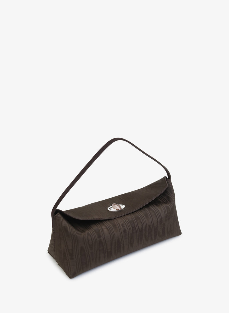 Doba Quartz Turnlock Moire Shoulder Bag - Image 2