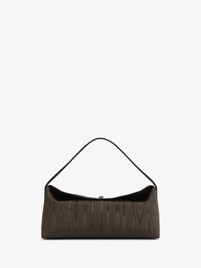 Doba Quartz Turnlock Moire Shoulder Bag