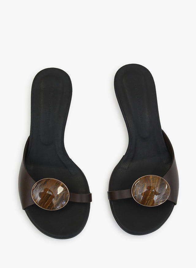 Aura Quartz Kitten Mule