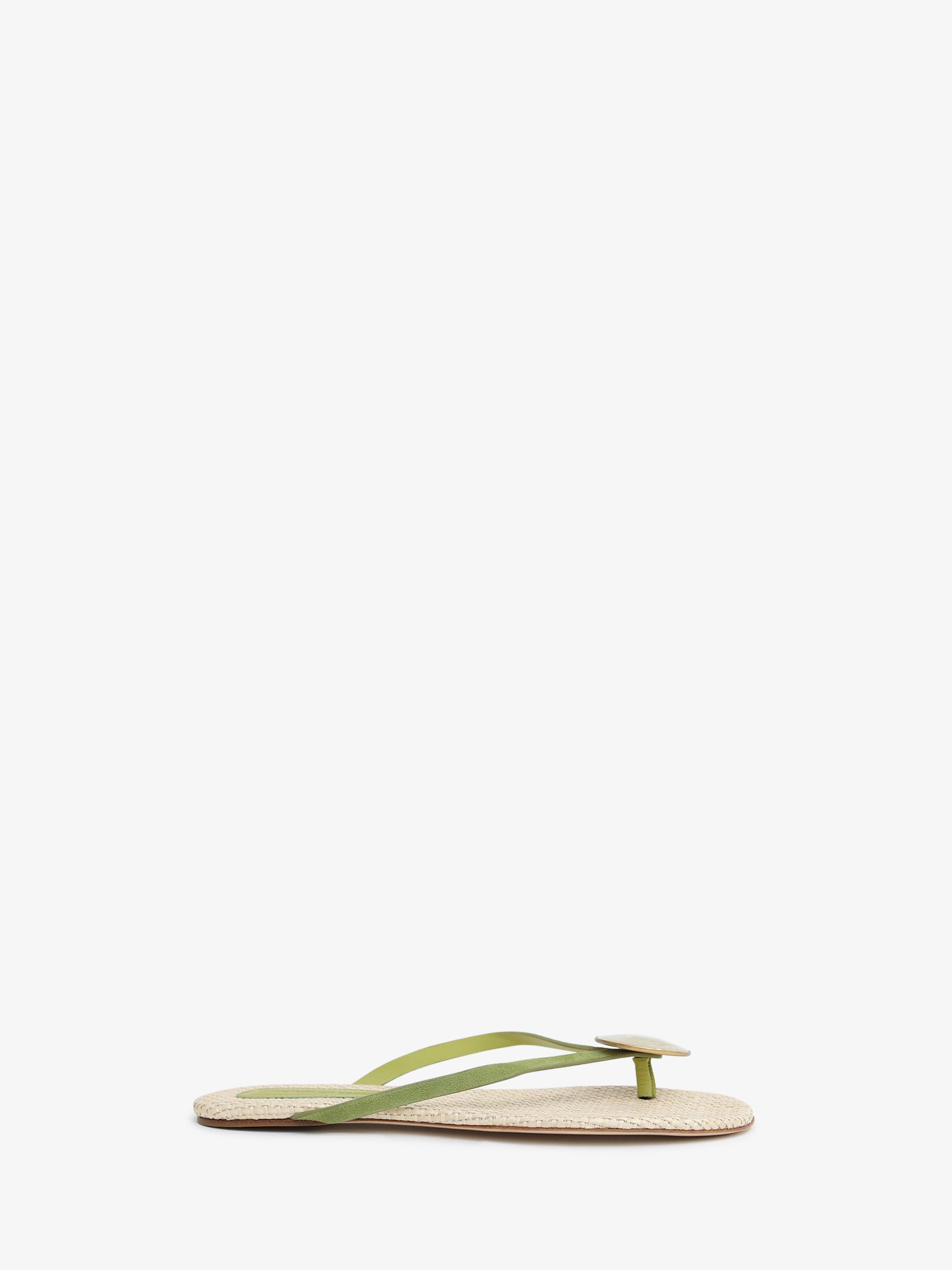 Aura Quartz Raffia Flip Flop