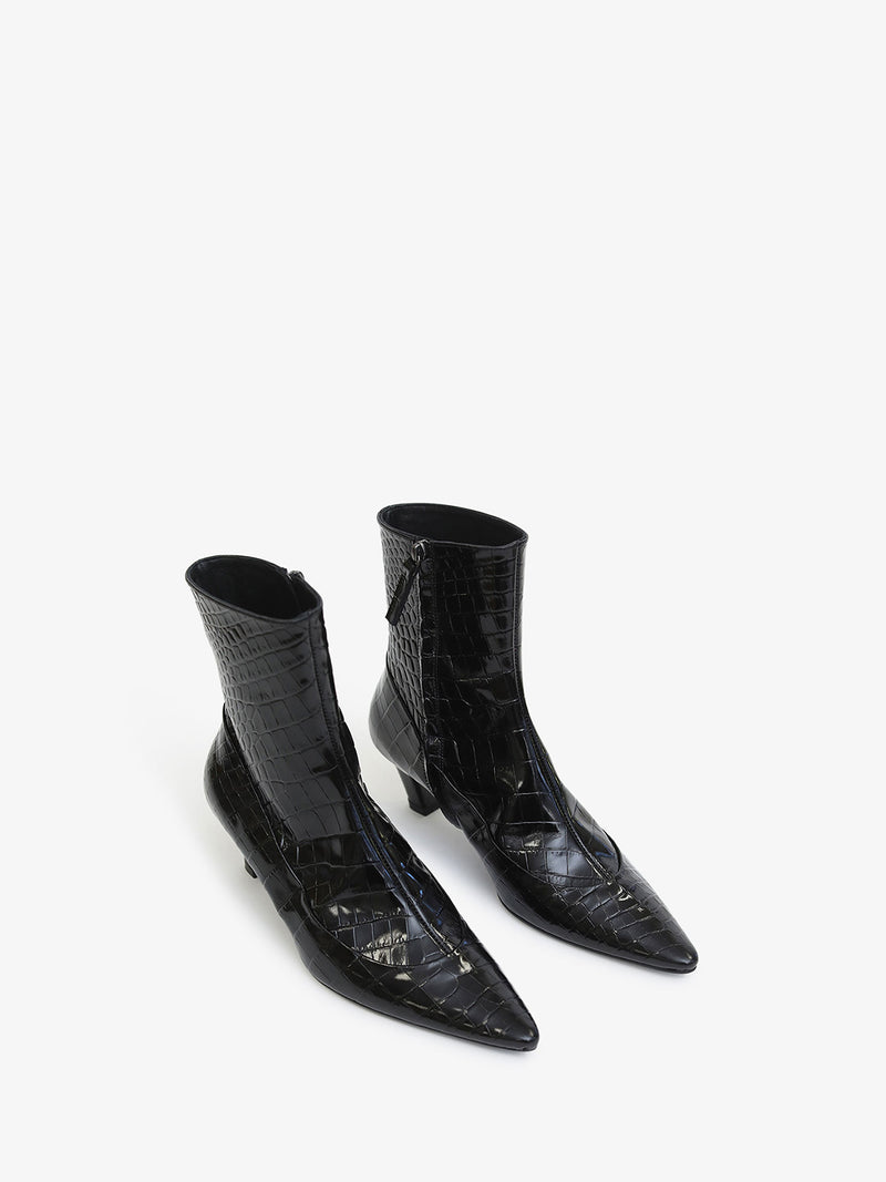 Corte Embossed Ankle Boot - Image 2