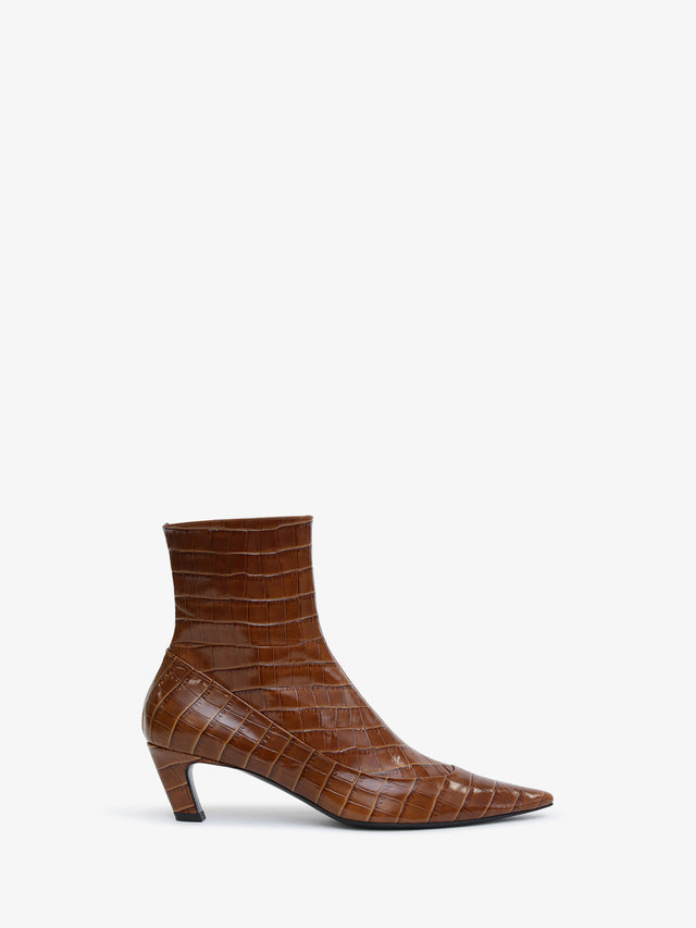 Corte Embossed Ankle Boot