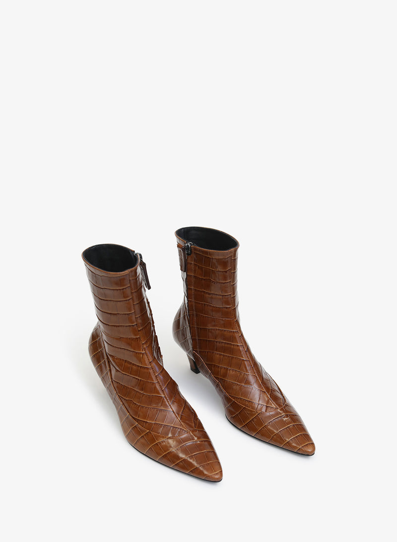 Corte Embossed Ankle Boot - Image 2