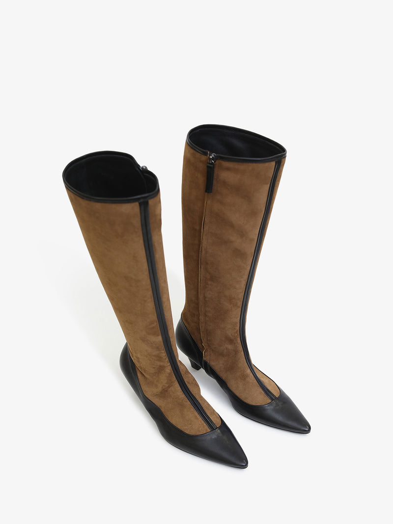 Corte Panelled High Boot - Image 2
