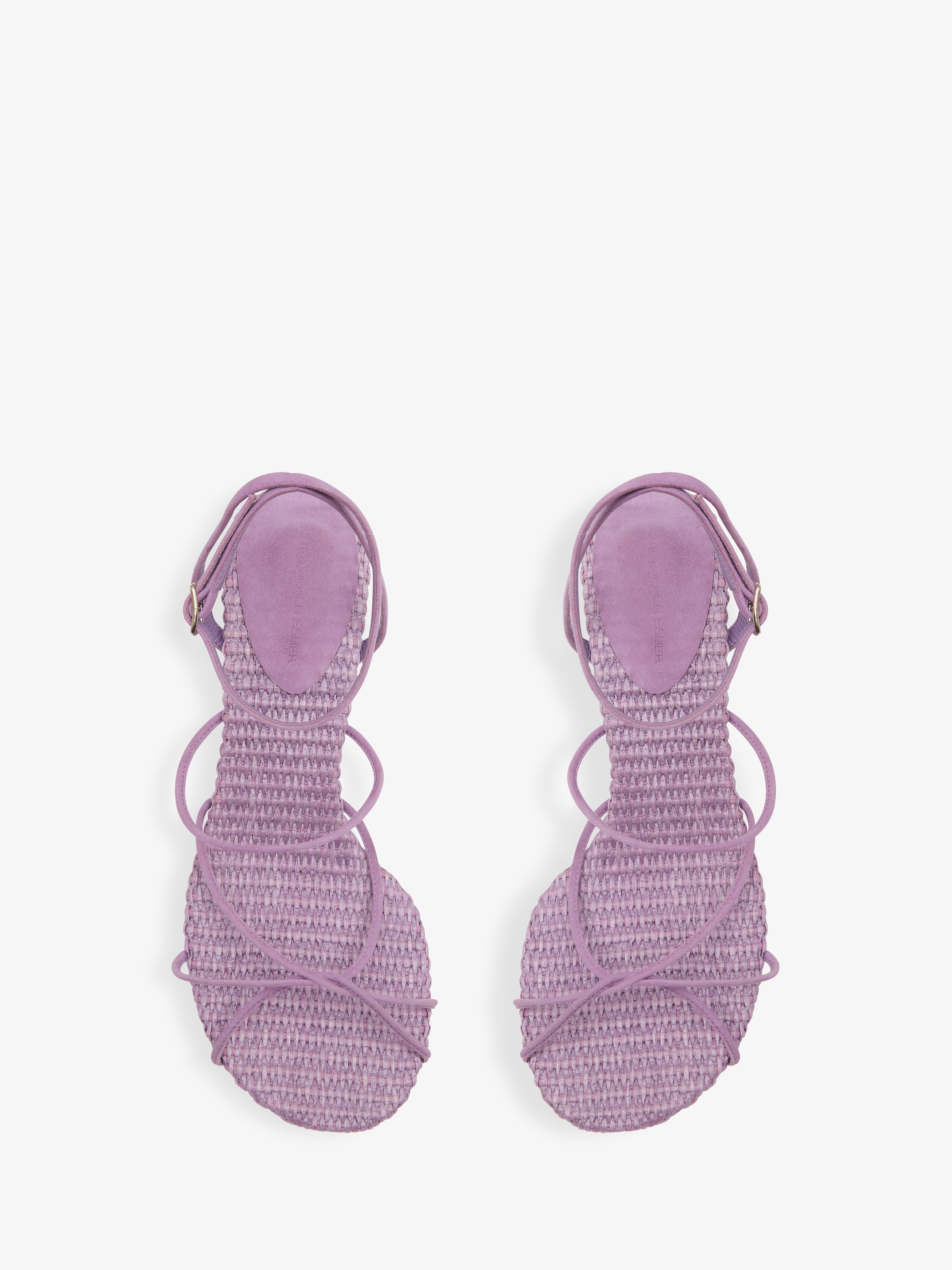 Blaze Raffia Suede Heel