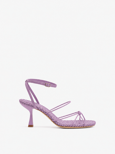 Blaze Raffia Suede Heel