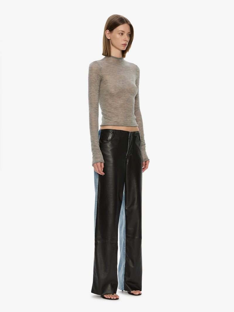 Lenny Cashmere Long Sleeve Knit Top - Image 3