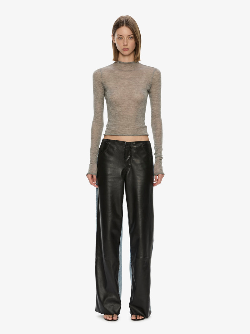 Lenny Cashmere Long Sleeve Knit Top - Image 2