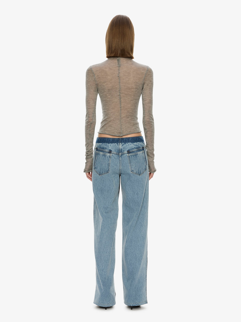 Lenny Cashmere Long Sleeve Knit Top - Image 5