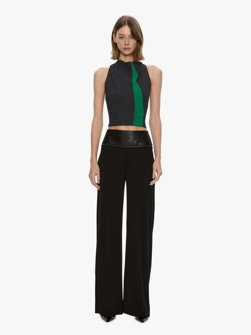 Auto Upholstered Leather Trouser - Image 1