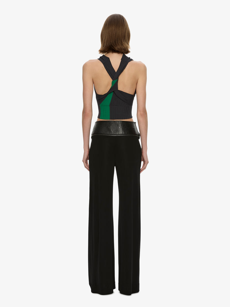 Auto Upholstered Leather Trouser - Image 4