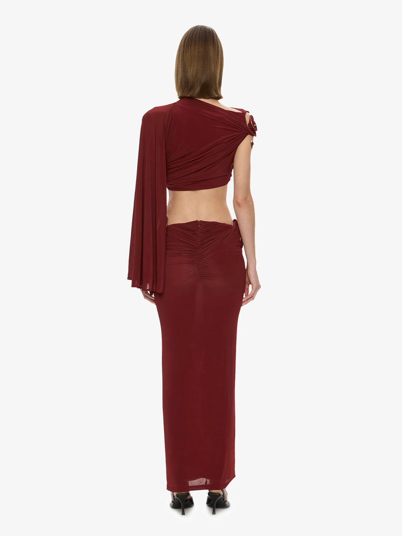 Aurelia Sculpted Spiral Drape Top - Image 5