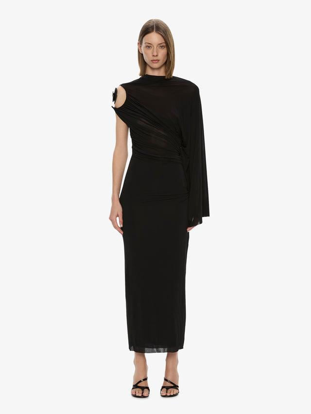Aurelia Sculpted Spiral Drape Gown