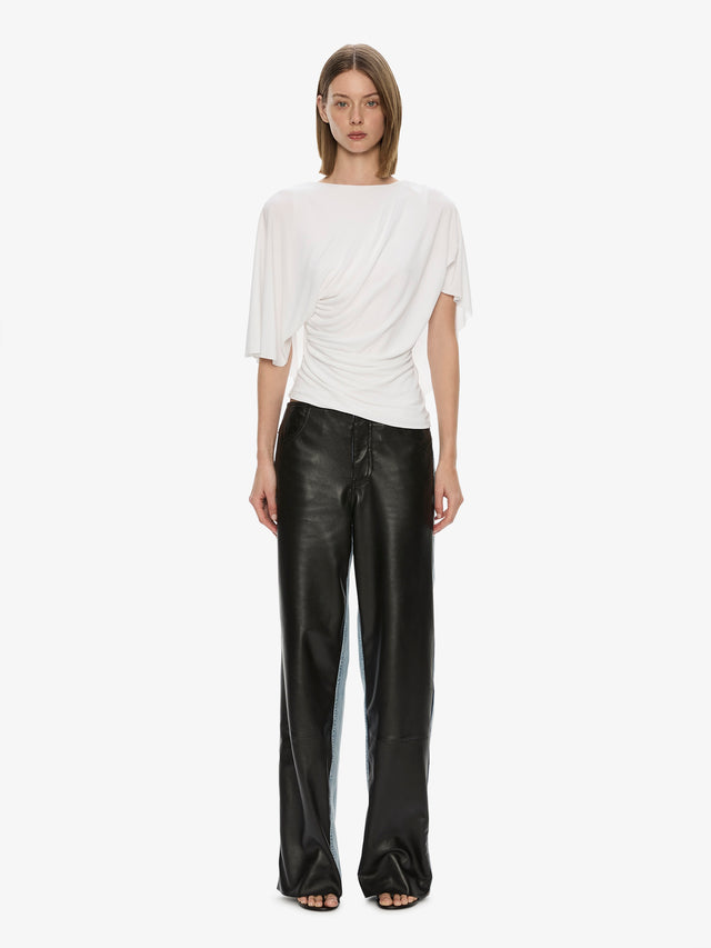 Troy Deconstruct Leather Jean
