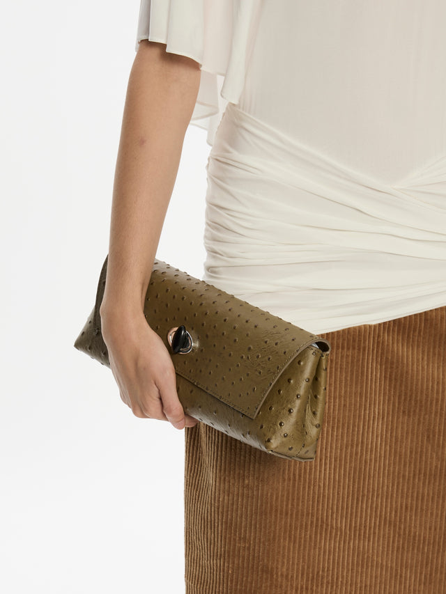Buki Embossed Clutch