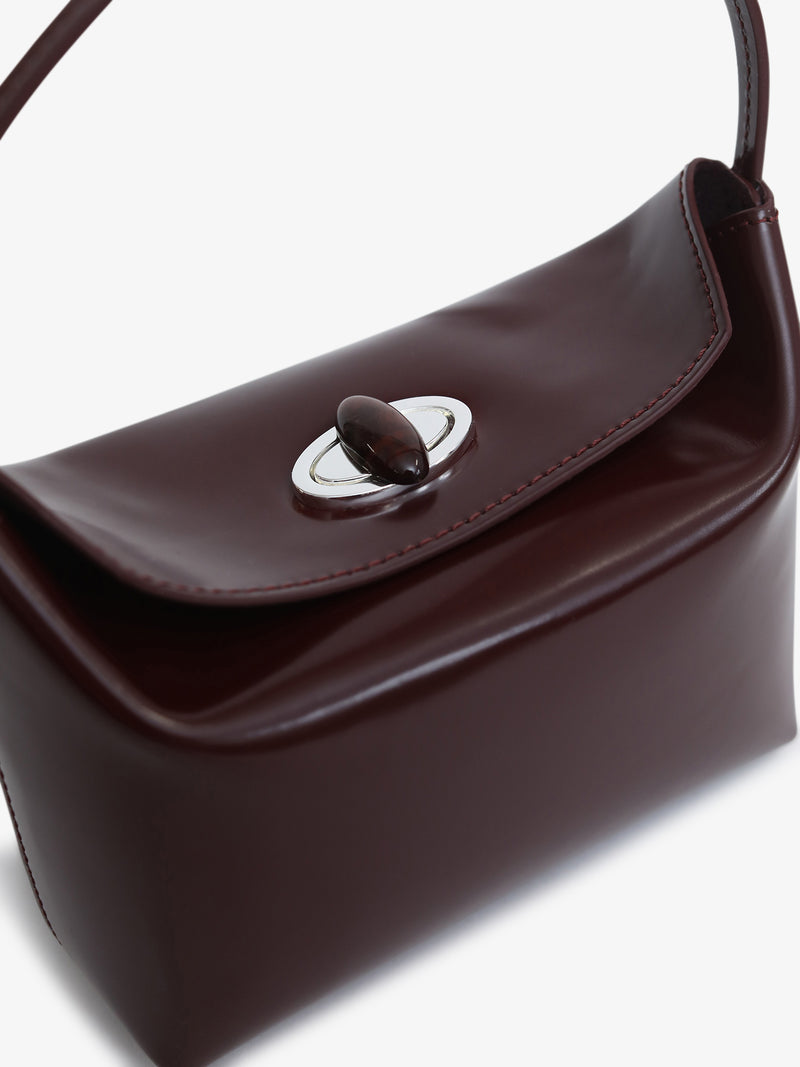 Turnlock Polished Mini Bag - Image 3